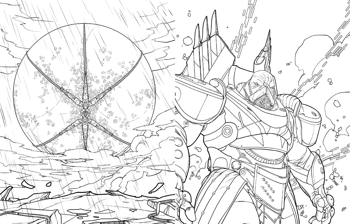 Destiny: The Official Coloring Book Vol. 2 Softcover Book
