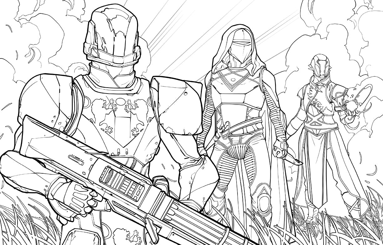 Destiny: The Official Coloring Book Vol. 2 Softcover Book