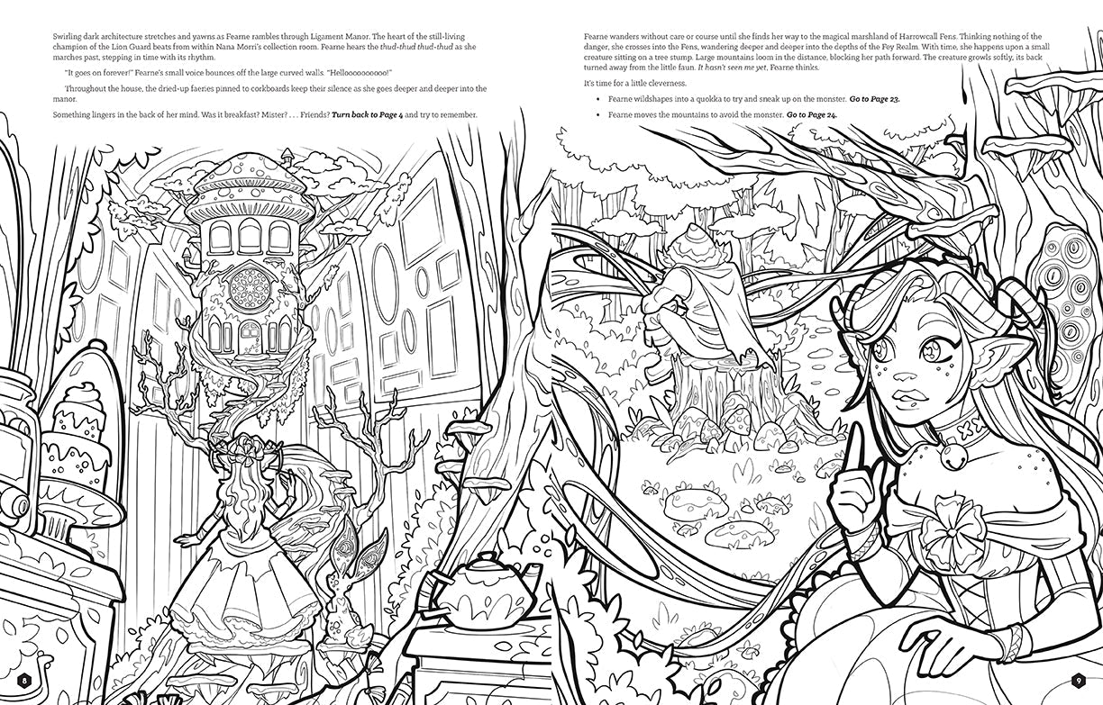 Critical Role Fearne Calloway's Fey Fantasy Softcover Book