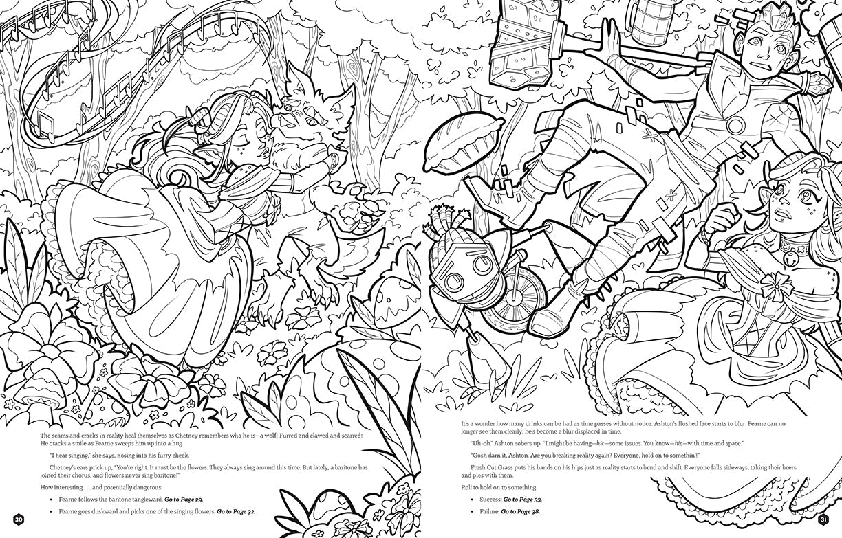 Critical Role Fearne Calloway's Fey Fantasy Softcover Book