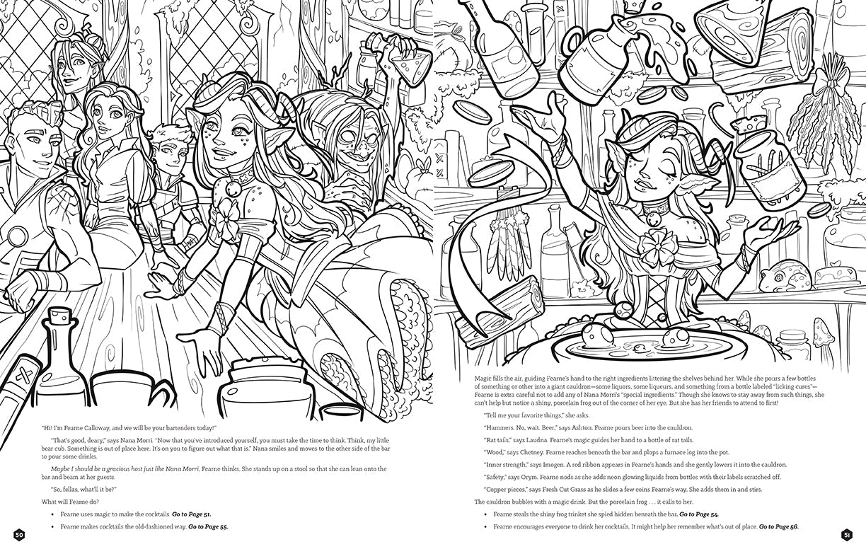 Critical Role Fearne Calloway's Fey Fantasy Softcover Book