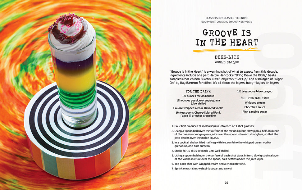 The Ultimate '90s Cocktail Playlist Hardcover Book