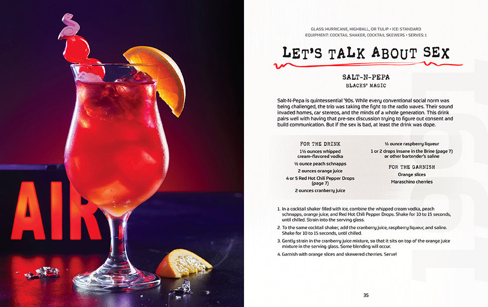 The Ultimate '90s Cocktail Playlist Hardcover Book