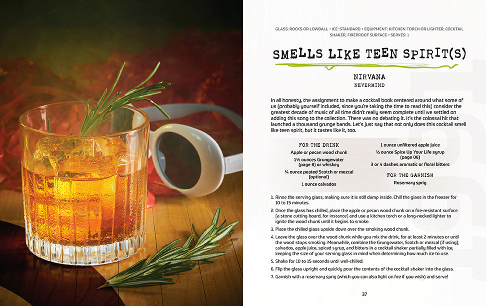 The Ultimate '90s Cocktail Playlist Hardcover Book
