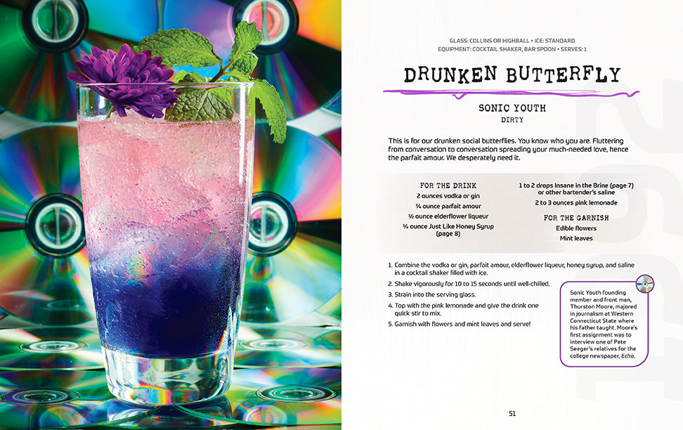 The Ultimate '90s Cocktail Playlist Hardcover Book