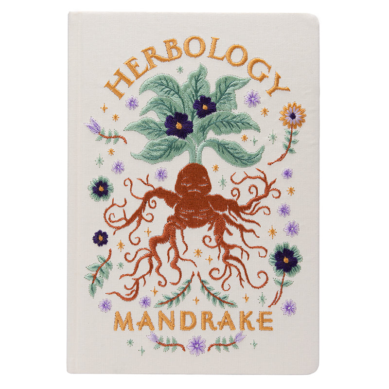 Harry Potter: Mandrake Embroidered Journal Hardcover Book