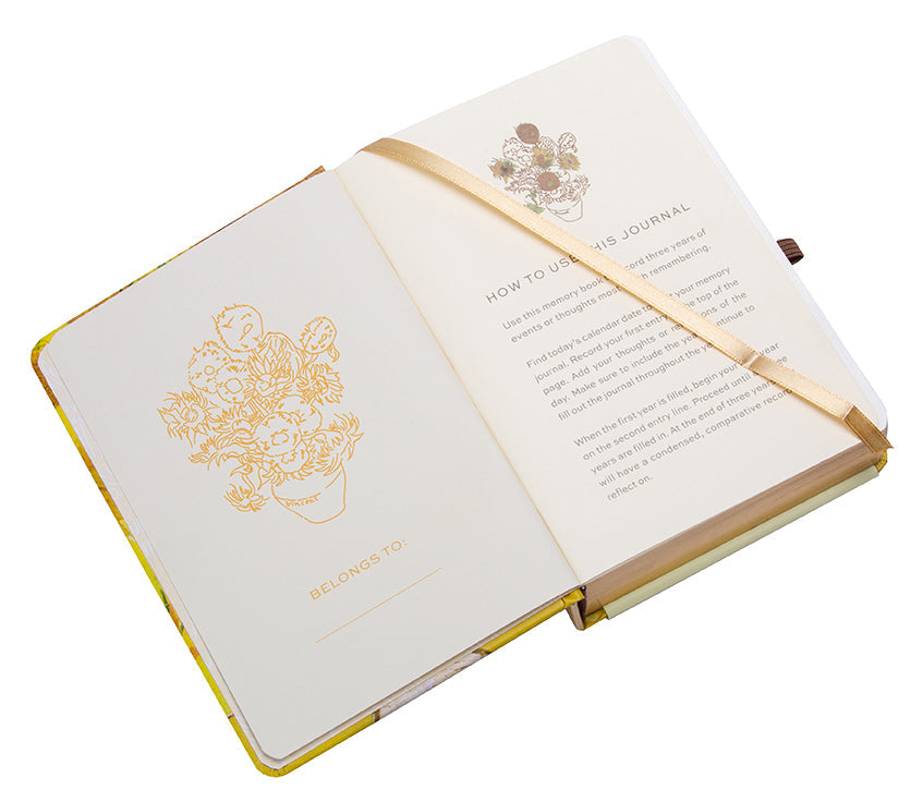 Van Gogh Memory Journal: Record, Reflect, Remember Hardcover Book