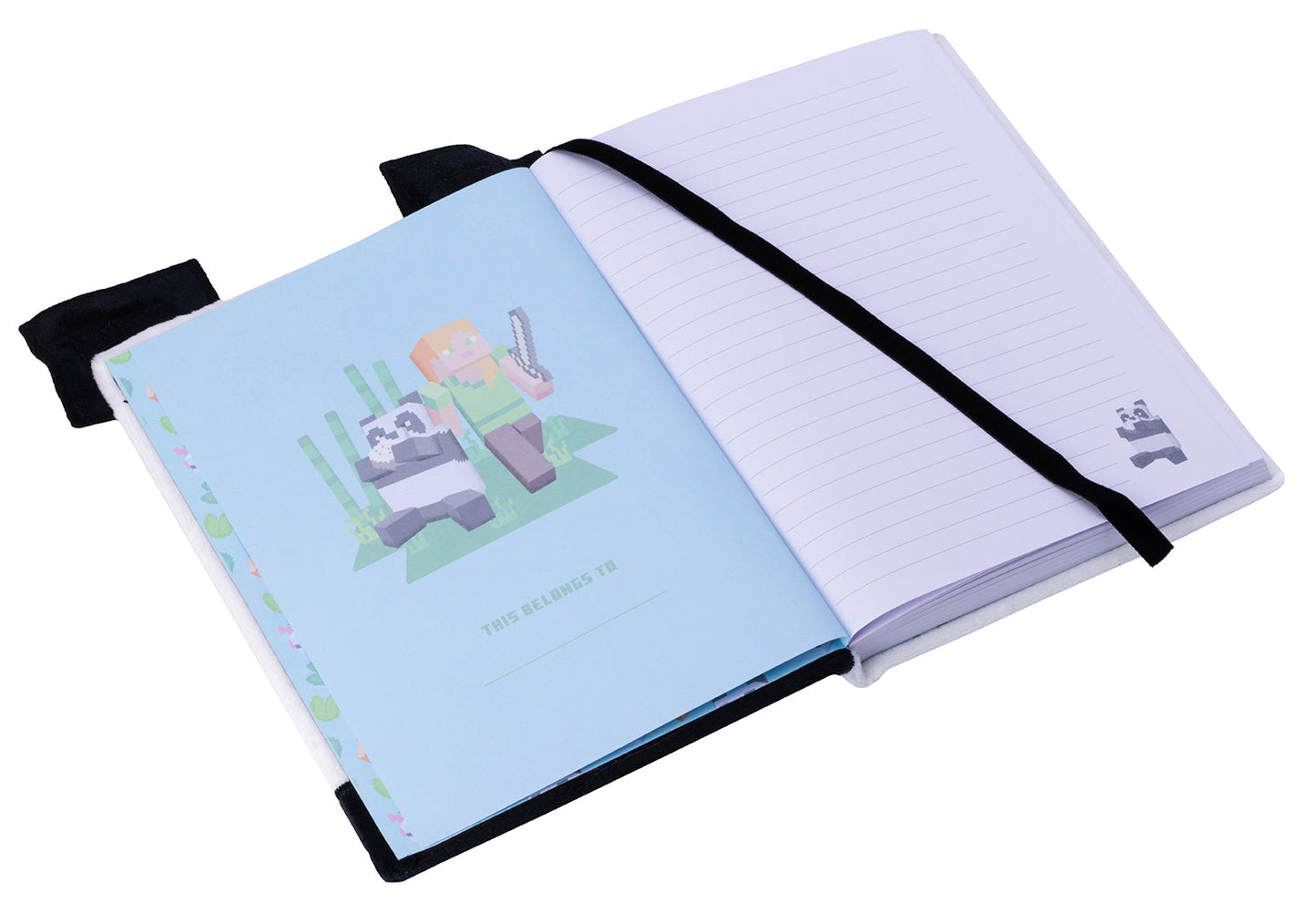 Minecraft: Panda Plush Journal Hardcover Book