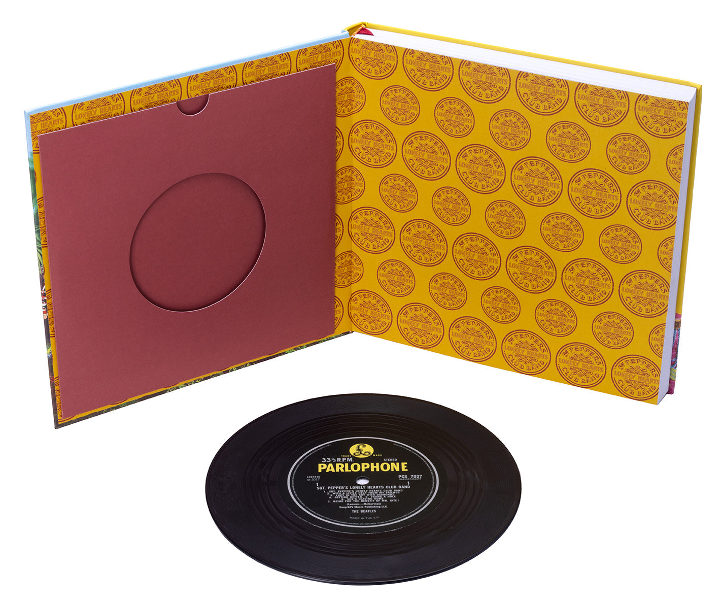 The Beatles: Sgt. Pepper's Lonely Hearts Club Record Journal Hardcover Book