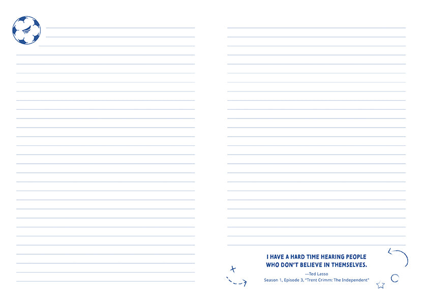 Ted Lasso: Believe Hardcover Journal Hardcover Book