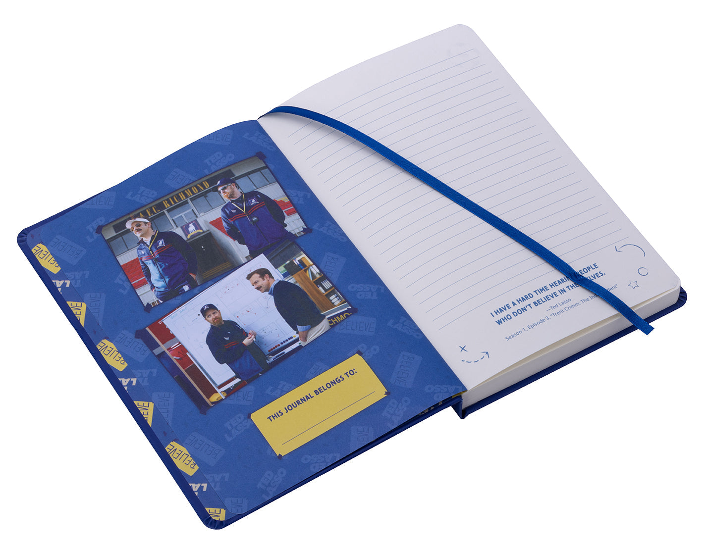Ted Lasso: Believe Hardcover Journal Hardcover Book
