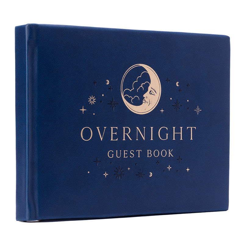 Overnight Guest Book Hardcover Book