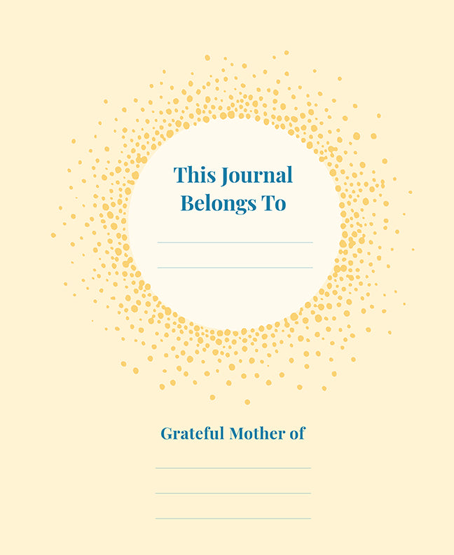 The Mother's Gratitude Journal Hardcover Book