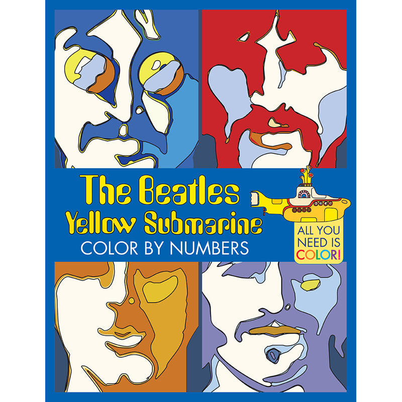 The Beatles Yellow Submarine Color by Numbers Softcover Book