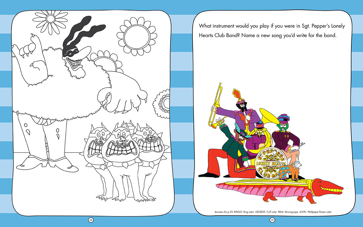 The Beatles Yellow Submarine: A Creative Experience Softcover Book