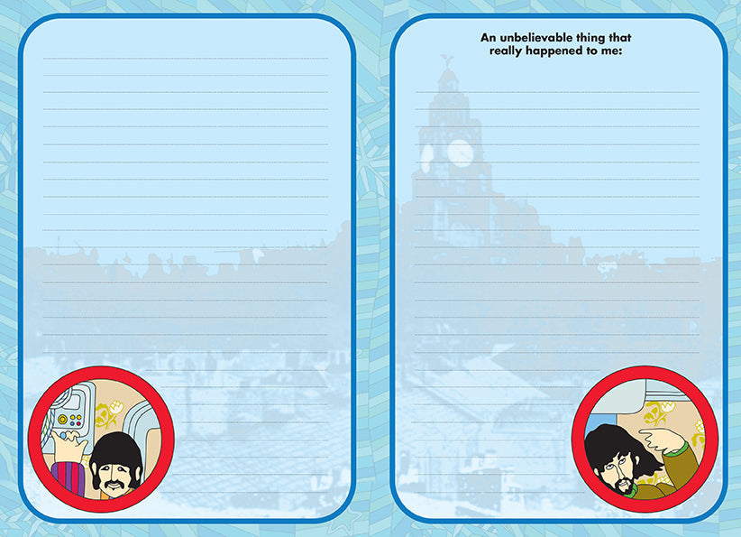 The Beatles Yellow Submarine: A Lyrical Journal Softcover Book