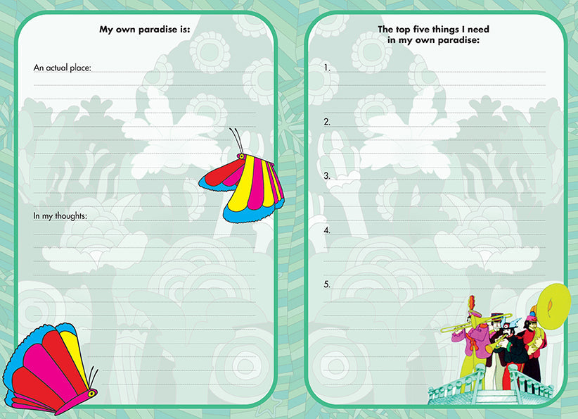 The Beatles Yellow Submarine: A Lyrical Journal Softcover Book