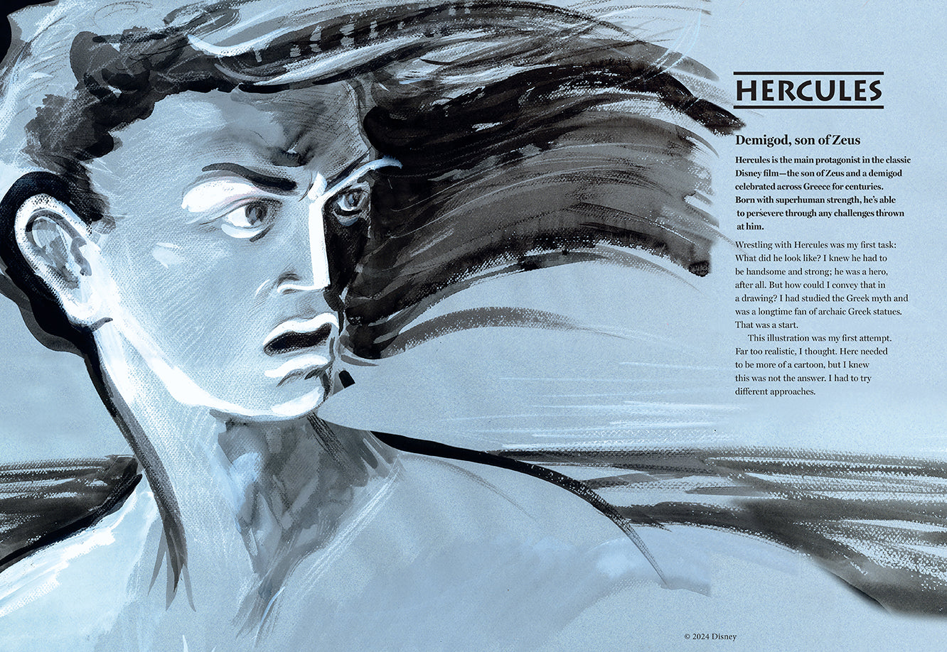 Disney's Hercules: The Art of Gerald Scarfe Hardcover Book