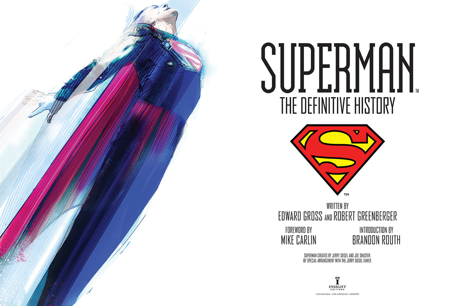 Superman: The Definitive History Hardcover Book