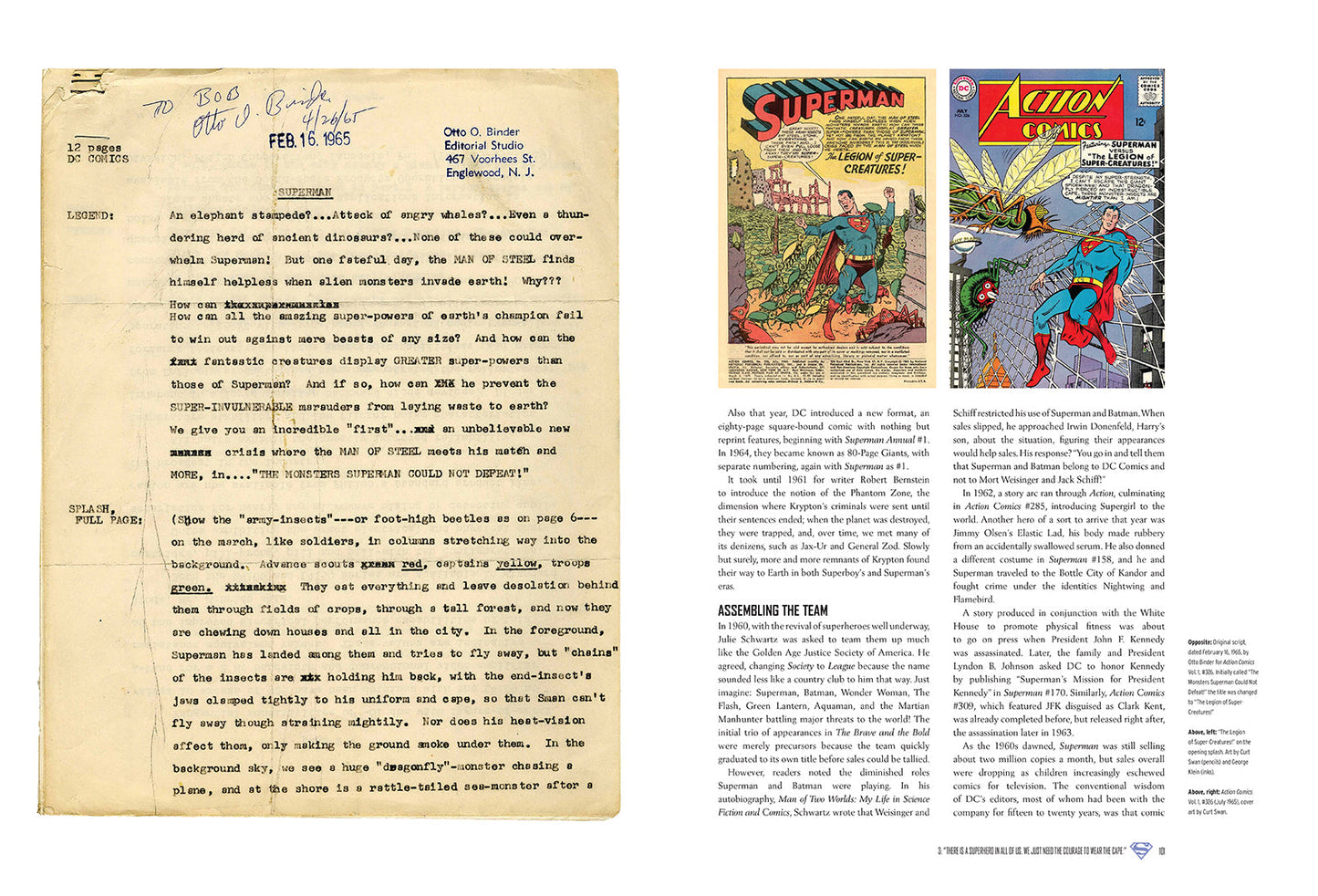 Superman: The Definitive History Hardcover Book
