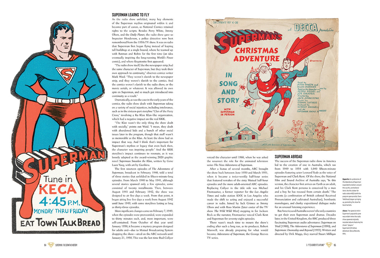 Superman: The Definitive History Hardcover Book
