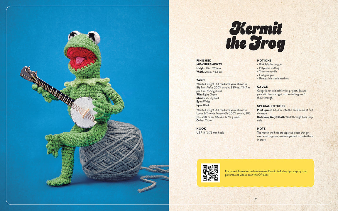 The Muppets Official Crochet Amigurumi Hardcover Book