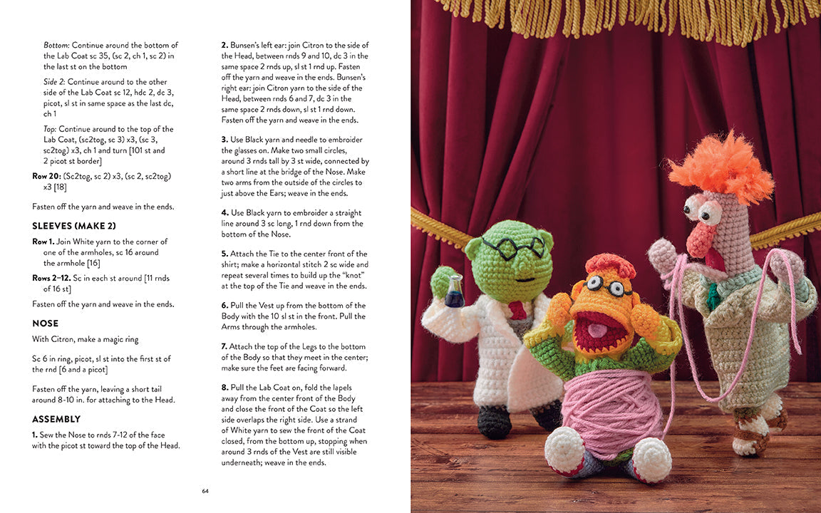 The Muppets Official Crochet Amigurumi Hardcover Book