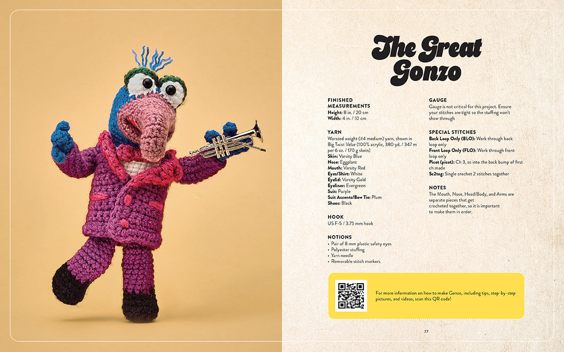 The Muppets Official Crochet Amigurumi Hardcover Book