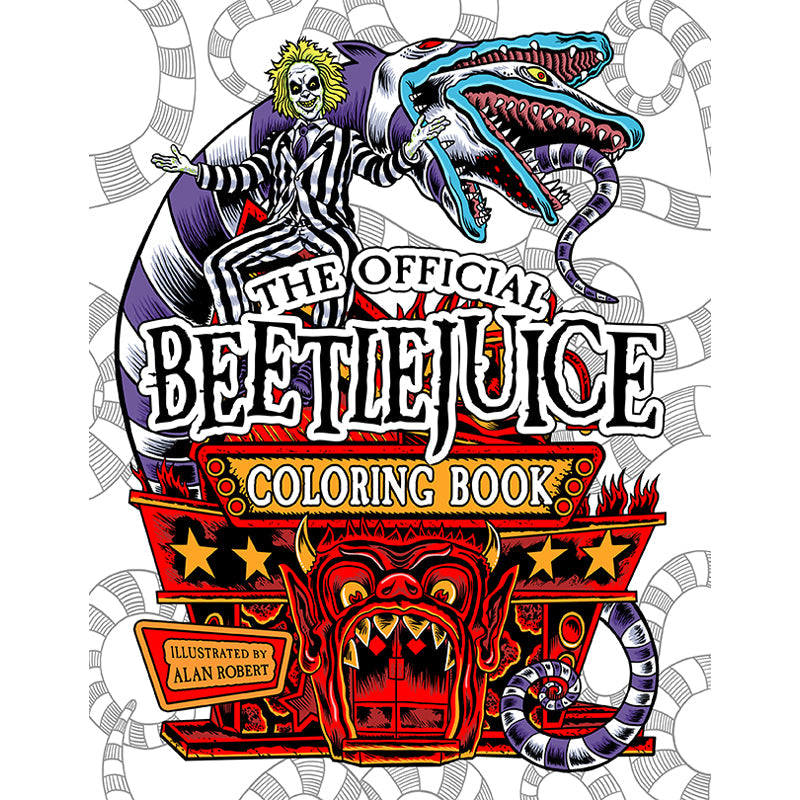 Beetlejuice: The Official Coloring Book Softcover Book