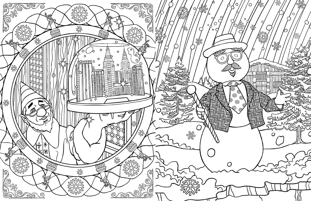 Elf: The Official Coloring Book Softcover Book