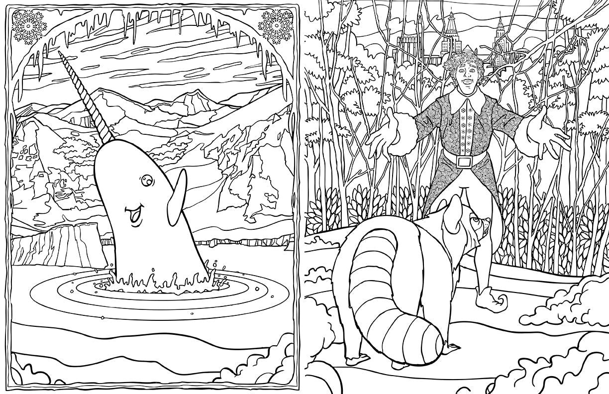 Elf: The Official Coloring Book Softcover Book
