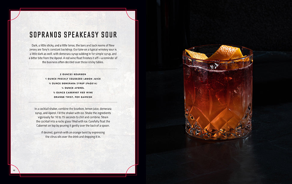 The Sopranos: The Official Cocktail Hardcover Book