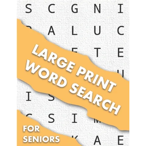 Large Print Word Search For Seniors: Word Search Puzzle Book Sets For Adults, 100 Word Search Puzzles, Large Print Puzzle Book For Adults And Seniors