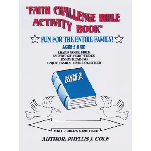 Faith Challenge Bible Activity Book