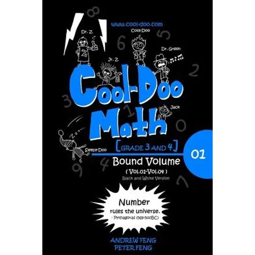 Cool-Doo Math: (Grade 3 & Grade 4) - Bound Volume 01 (Vol.01-Vol.04)