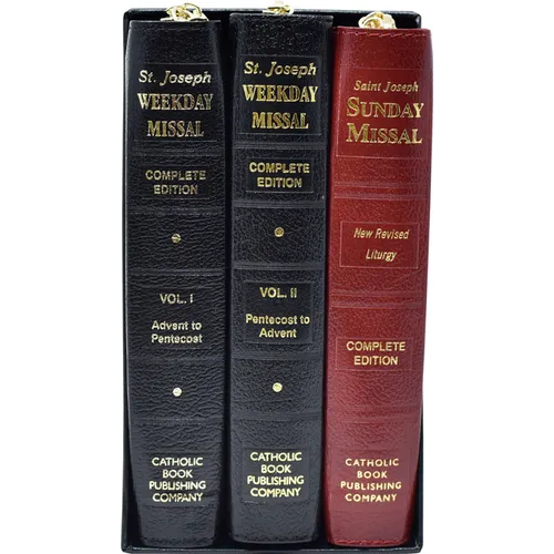 St. Joseph Daily and Sunday Missals: Complete Gift Box 3-Volume Set