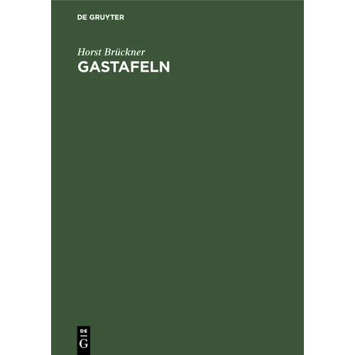 Gastafeln: Physikalische, Thermodynamische Und Brenntechnische Eigenschaften Der Gase Und Sonstigen Brennstoffe Sonderdruck Aus Handbuch Der Gasindust