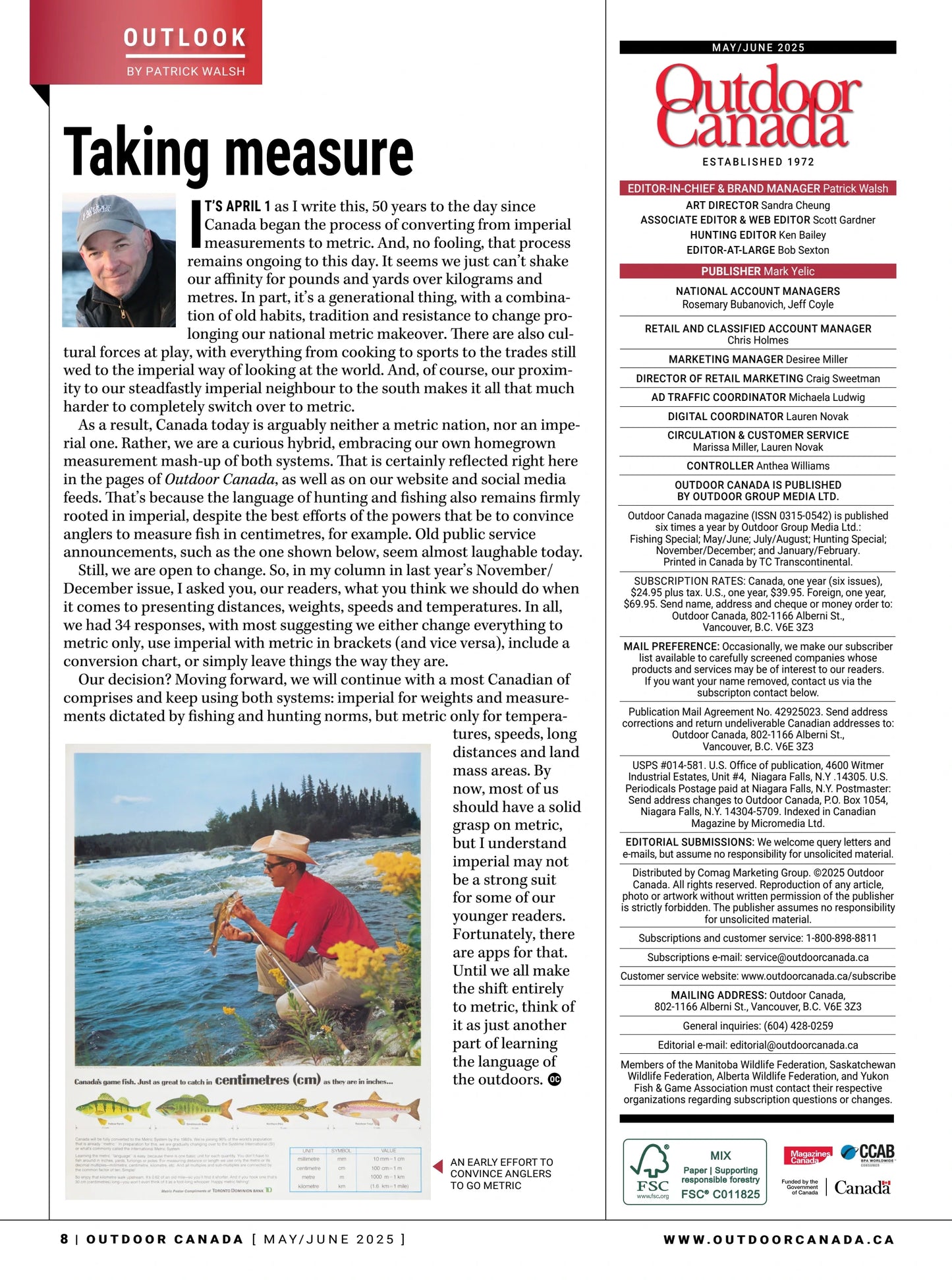 Outdoor Canada - Spring 2025: New Hunting Guns & Gear, Boat Guide Essentials, Lake Trout Opener Tips, Best Baits For Big Bears, Deep-Woods Gobbler Tactics For Turkey Hunters, Walleye Fishing & More!