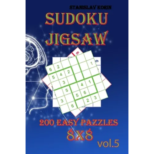 Sudoku Jigsaw: 200 Easy Puzzles 8x8 vol. 5
