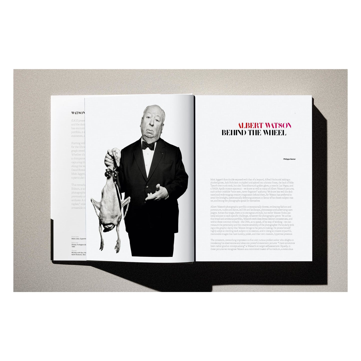 Albert Watson. Kaos (German, French, English) Book