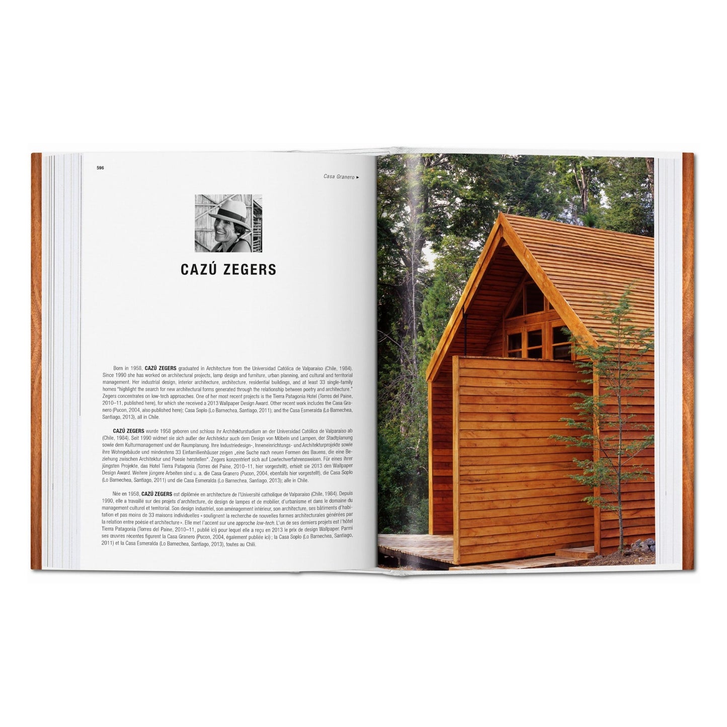100 Contemporary Wood Buildings (German, French, English) Book