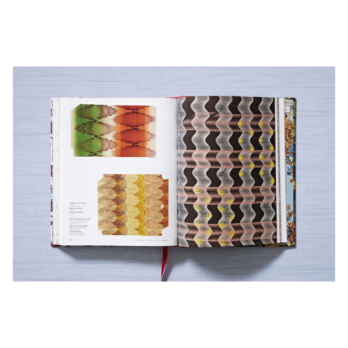 Printed Fabrics. From the 16th century until today (German, French, English) Book
