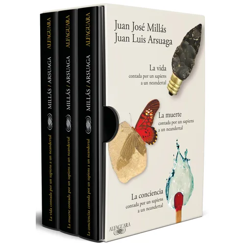 Estuche La Vida, La Muerte Y La Conciencia Contadas Por Un Sapiens a Un Neandertal / Life, Death, Conscience as Told by a Sapiens to a Neanderthal, Bo