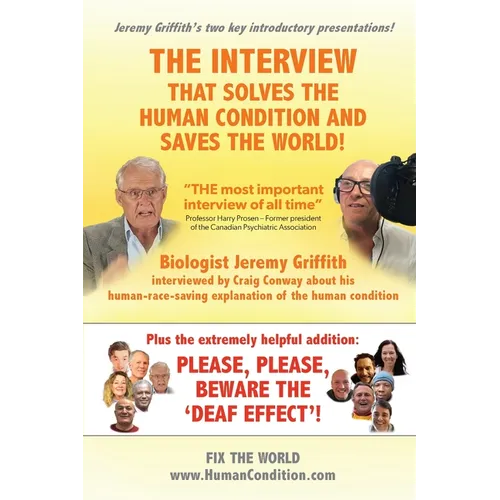 THE Interview That Solves The Human Condition And Saves The World!