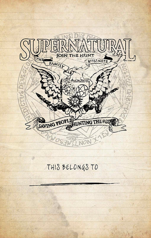 Supernatural: Join the Hunt Hardcover Journal Hardcover Book
