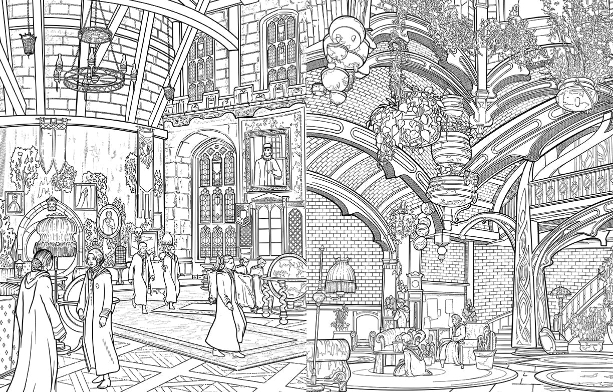 Hogwarts Legacy: The Official Coloring Book Softcover Book