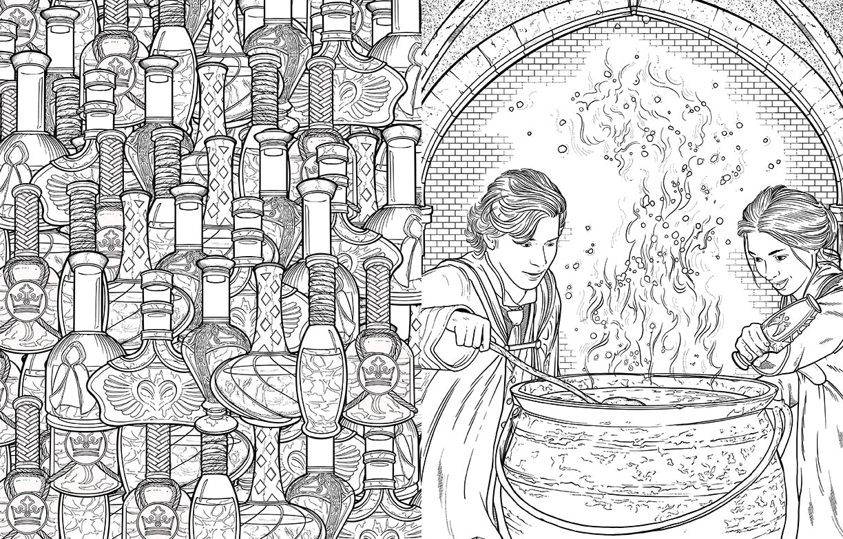 Hogwarts Legacy: The Official Coloring Book Softcover Book