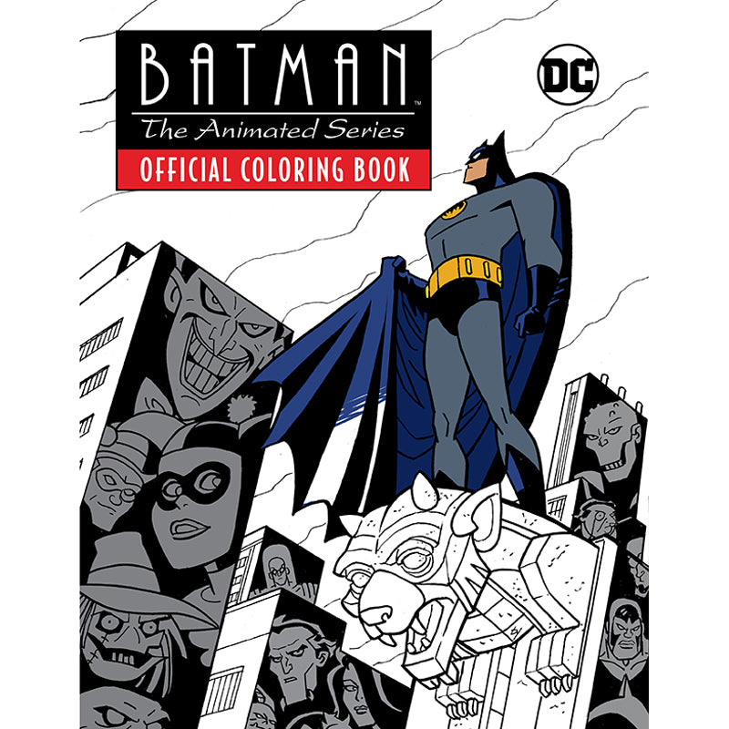 Batman: The Animated Series: Official Coloring Book Hardcover Book