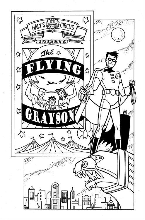 Batman: The Animated Series: Official Coloring Hardcover Book