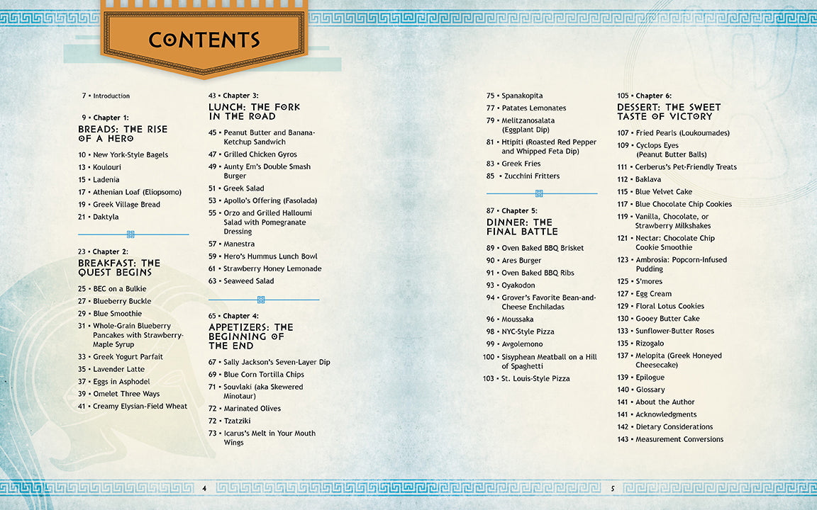 Percy Jackson and the Olympians: The Official CookHardcover Book